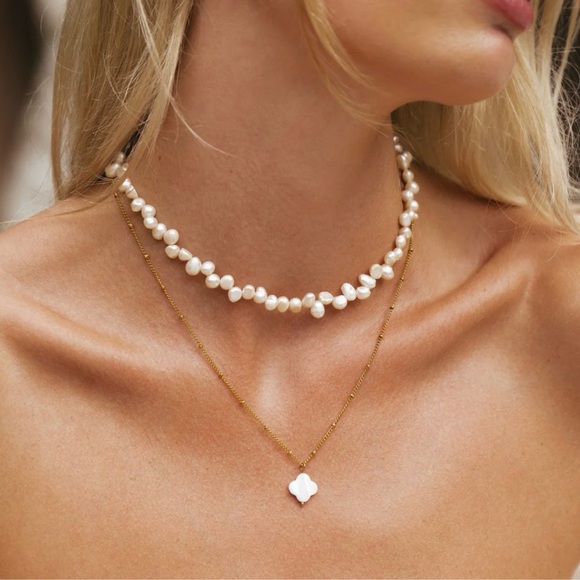 Atolea - Sunseeker Choker - Genuine Freshwater Pearls - New with Dust Bag - Picture 3 of 14